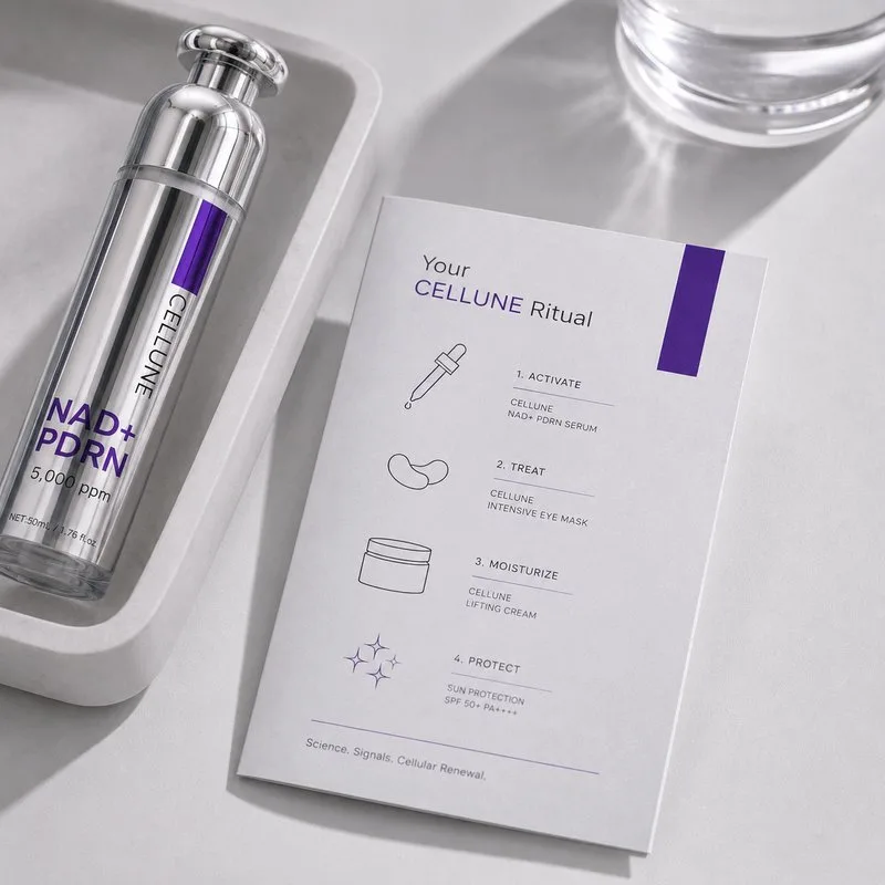 Personalized CELLUNE Beauty Ritual card