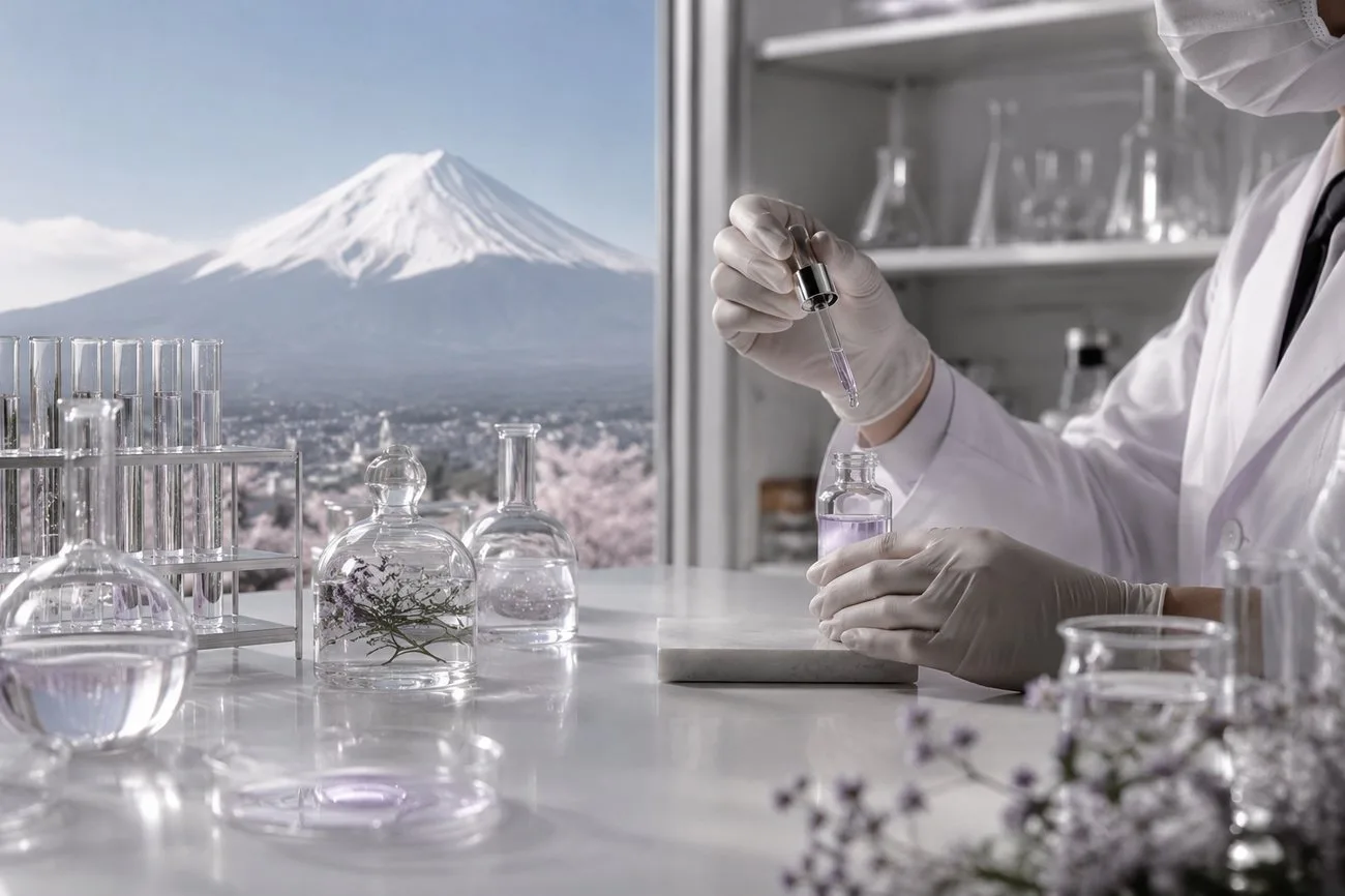 Japanese lab near Mt. Fuji